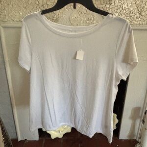 Athleta White Short Sleeve Tee